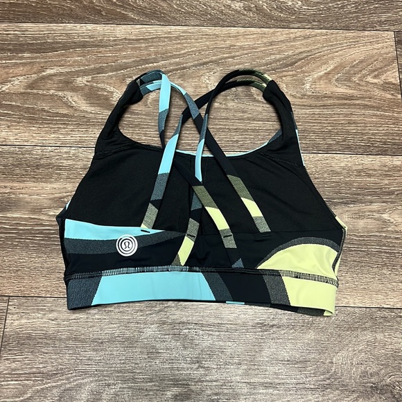 RARE Lululemon Sea Wheeze Ltd Ed Sports Bra | Size 4 - Picture 2 of 4
